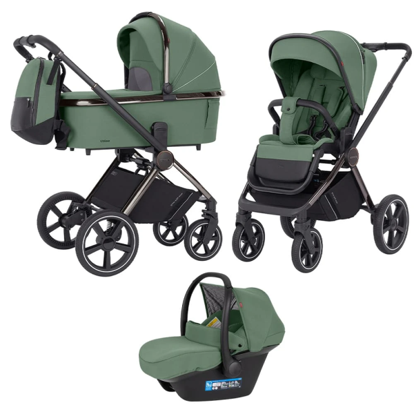 Коляска 3 В 1  Carrello Ultimo (Fern Green CHROME)