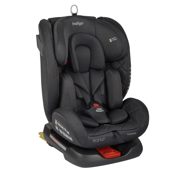 Автокресло Indigo Tourneo S Isofix (0-36 кг) (Графит)