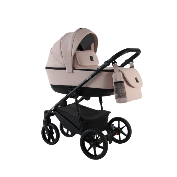 Коляска 3в1 Sevillababy Tisso (TIS-05 пудровый экокожа)