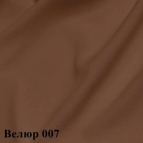 Кровать с мягкой спинкой Софа №9 160х80см ЛДСП (Шимо светлый+ткань №7 коричневая)