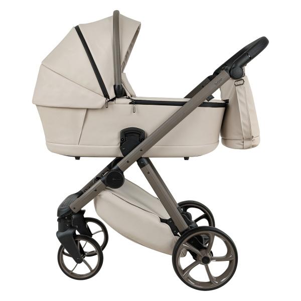 Коляска 2 в1 Pituso Sole Кожа (PMPL/02 Latte)
