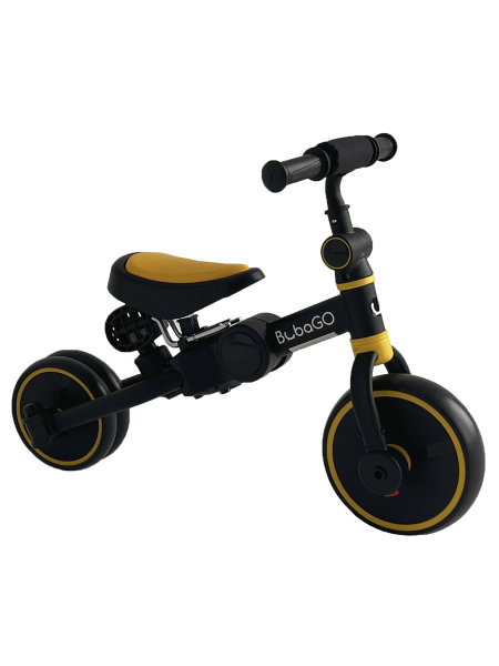 Детский трехколесный велосипед Bubago Flint  (BG-FP-3 Black-Yellow/ Черно -Желтый)