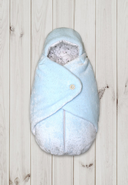 Конверт на синтепоне Золотинка  (Голубой)