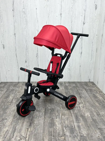 Трехколесный велосипед LuxMom 368 (Красный)
