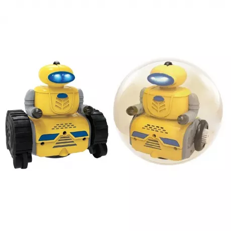 Робот BallBot Loki на радиоуправлении передвигается в шаре и на колесах 