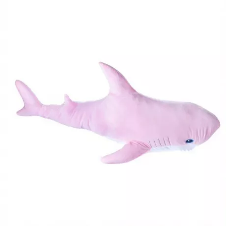 Мягкая игрушка Акула розовая 35см