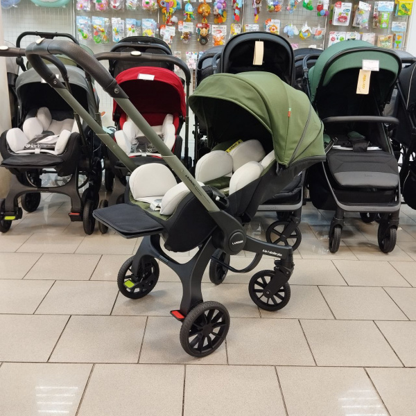 Коляска-автокресло Luxmom (Оливковый)