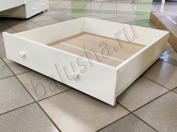 Ящик выкатной Мир колибри для кровати 160*80 (Белый)