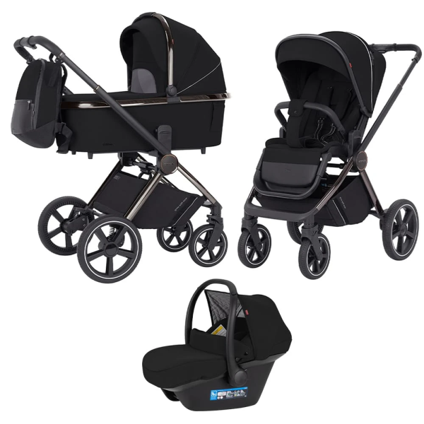Коляска 3 В 1  Carrello Ultimo (Sable Black CHROME)