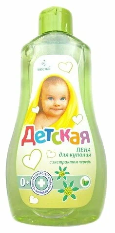 Пена детская д/купания 280гр с Чередой 