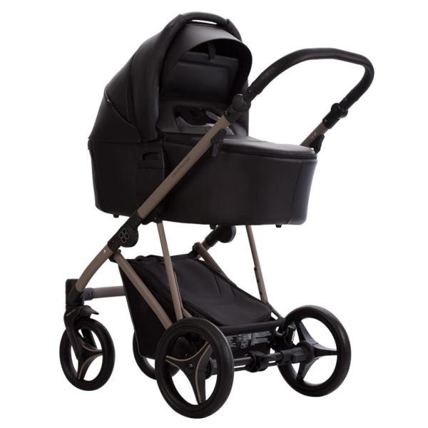 Коляска Bebetto Pelpasso PRO 2в1 (Pro 03 Kaszmir черная кожа)