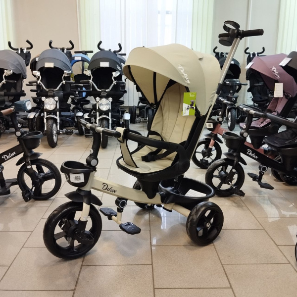 Велосипед трехколесный Luxmom Dalux 3000DM (Бежевый)