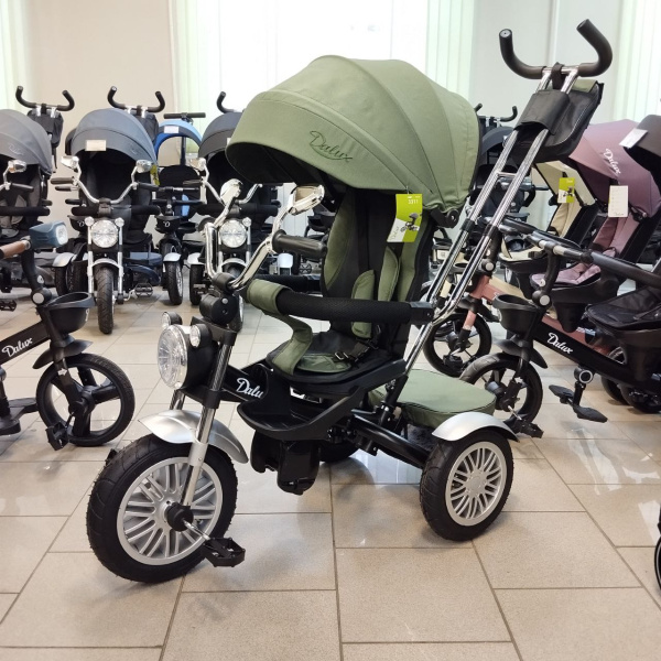 Велосипед трехколесный Luxmom Dalux 3311M (Зеленый)