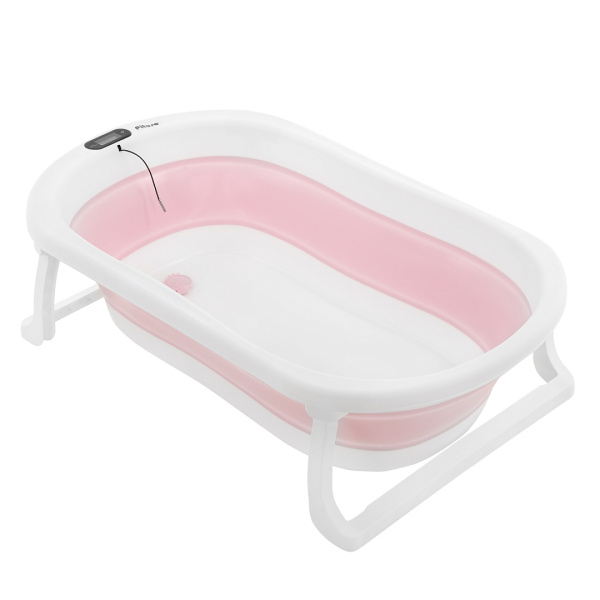 Ванна складная 75 см,встроенный термометр, 75,5*46*21 см PITUSO FG1163 (Pink/Розовый)
