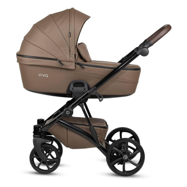 Коляска Viva 5+ Essential Leather 2в1 (083 Cedar)