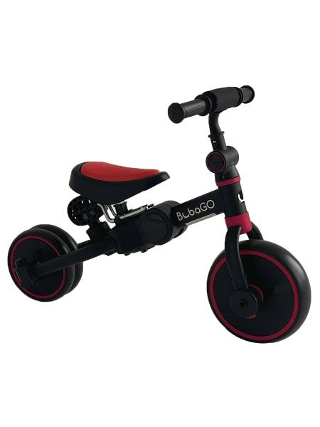 Детский трехколесный велосипед Bubago Flint  (BG-FP-1 Black-RED/Черно- Красный)