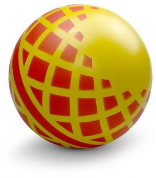 Мяч детский Кружочки 15 см