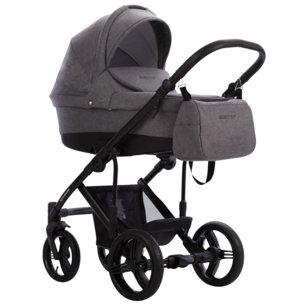Коляска Bebetto Magnum LUX 2в1 (LG195 т.серый)