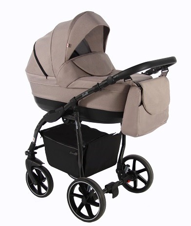 Коляска 2в1 Sevillababy Jamie ткань  (JM-07 коричневый)