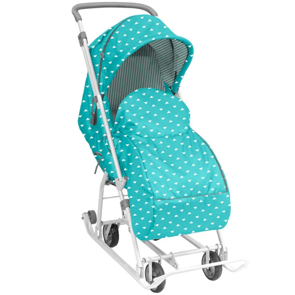 Санки-коляска Наши детки НДТ3-1 (НДТ3-1К/ТР с треугольниками)