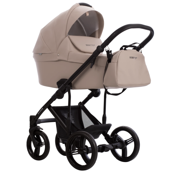 Коляска Bebetto Magnum Light PRO  2в1 (01 св.бежевая кожа)