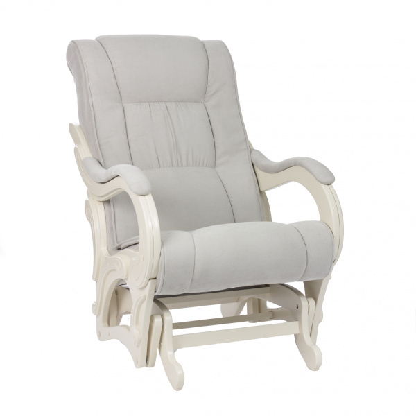 Кресло для кормления Milli Style (Дуб шампань/ткань Verona Light Grey)