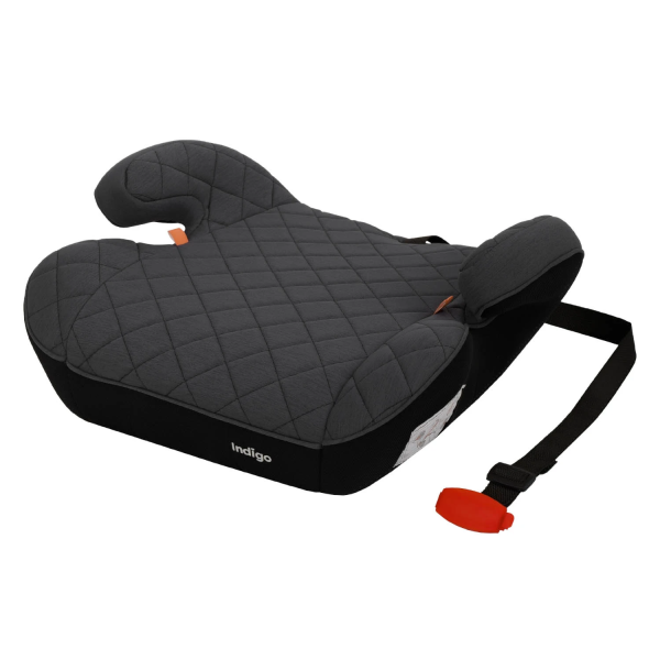 Автокресло-бустер Indigo Ground Plus группа 3 (22-36 кг) (т.серый-черный)