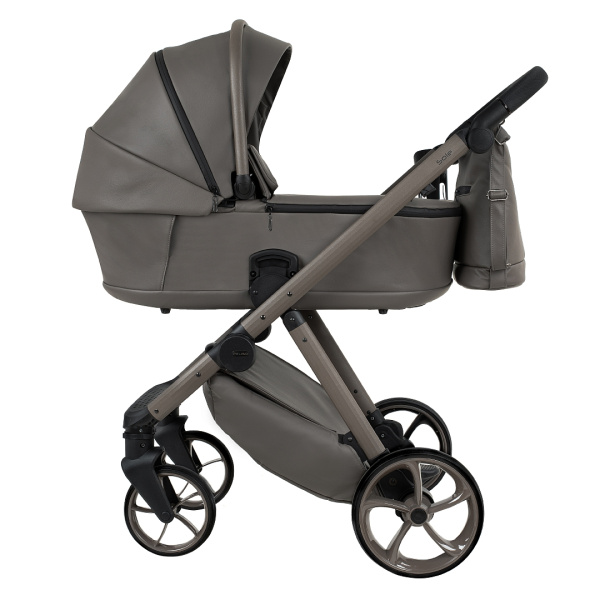 Коляска 2 в1 Pituso Sole Кожа (PMPL/03 Truffle)