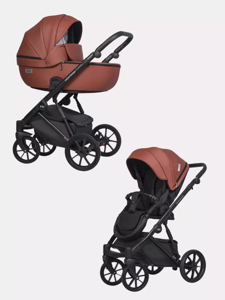 Коляска Riko Basic Montana Ecco 2в1  (17 Maroon)