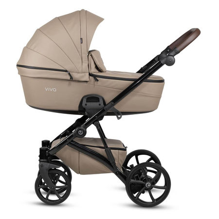 Коляска Viva 5+ Essential Leather 2в1 (149 Cappuccino)