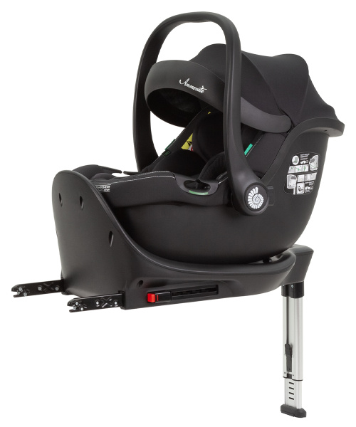 Автокресло Carrello Ammonite AY329 Pro + база (Absolute Black)