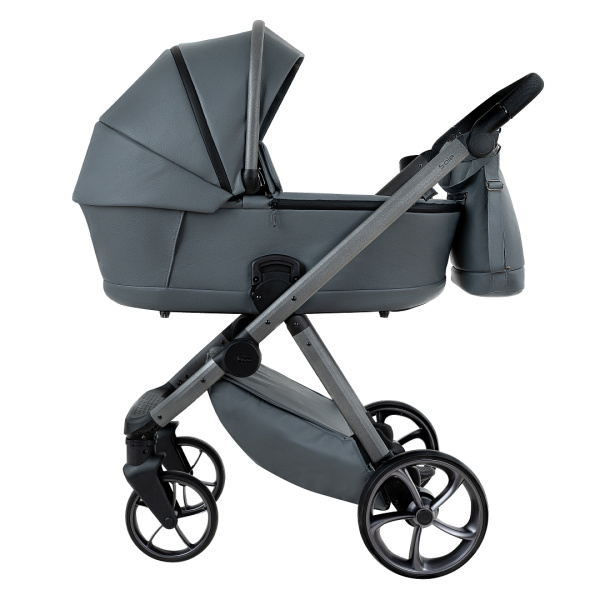 Коляска 2 в1 Pituso Sole Кожа (PMPL/04 Grey)