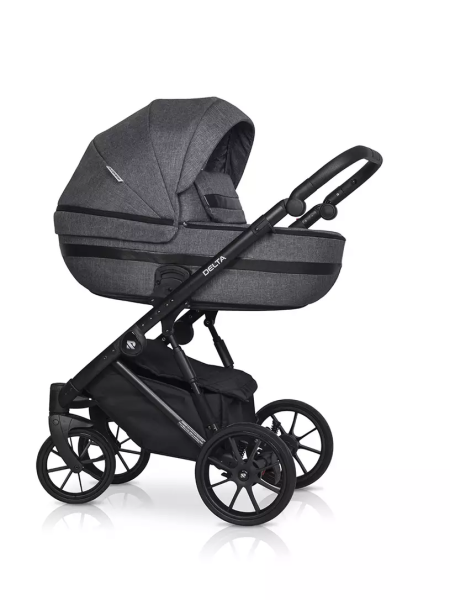 Коляска Riko Basic Delta 3в1 (05 Carbon (темно-серый))