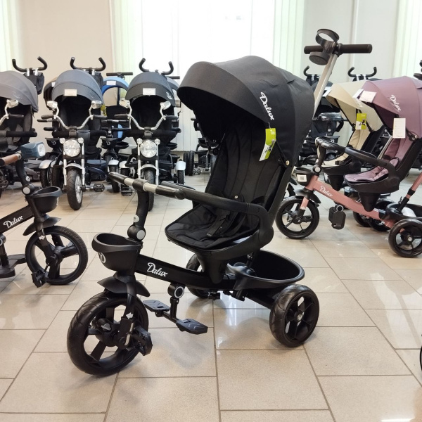 Велосипед трехколесный Luxmom Dalux 3000DM (Черный)