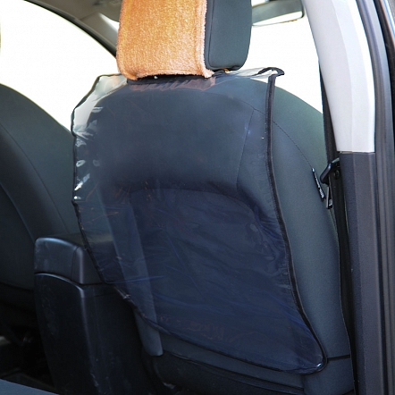 Чехол защитный на спинку автомобильного сидения Прозрачный ПВХ BAMBOLA 415В 