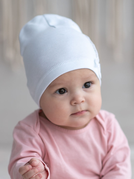 Шапка детская  (р.36-38белый)