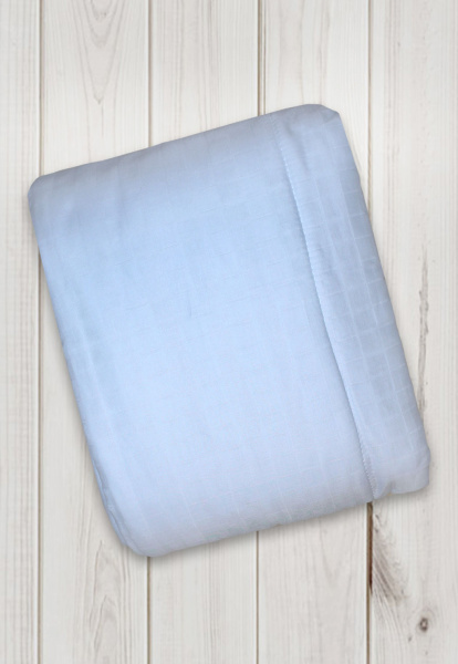 Одеяло Экостиль 100х130см муслин/синтепон РАСПРОДАЖА  (Мальчик)