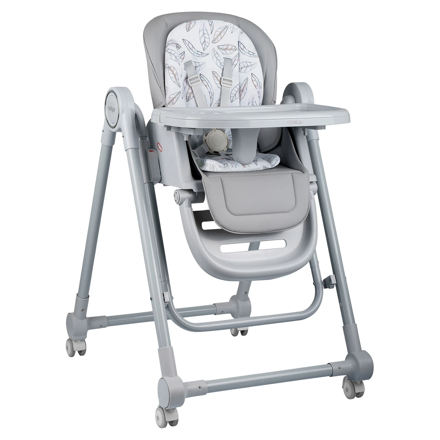 Стул для кормления Indigo Chill 3в1 (Серый) Стул для кормления Indigo Chill 3в1 (Серый)