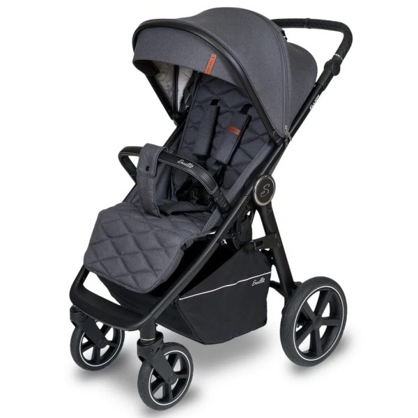 Коляска прогулочная Sevillababy Ellion E08 (Steel Grey, темно-серый)