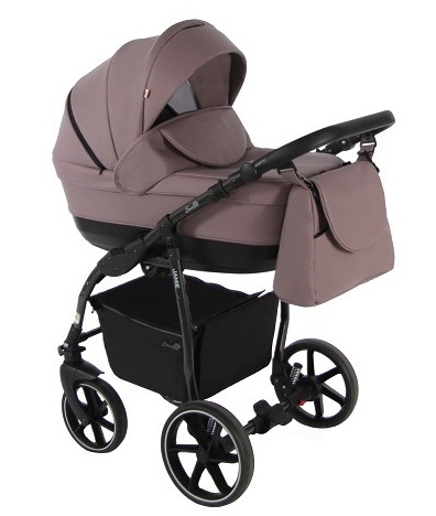 Коляска 2в1 Sevillababy Jamie Экокожа (JM-03 ягодный экокожа)