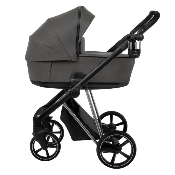 Коляска 2в1 Roan Sol Luxury (RSL/4051 Taupe/Nikiel/руч.Черный)