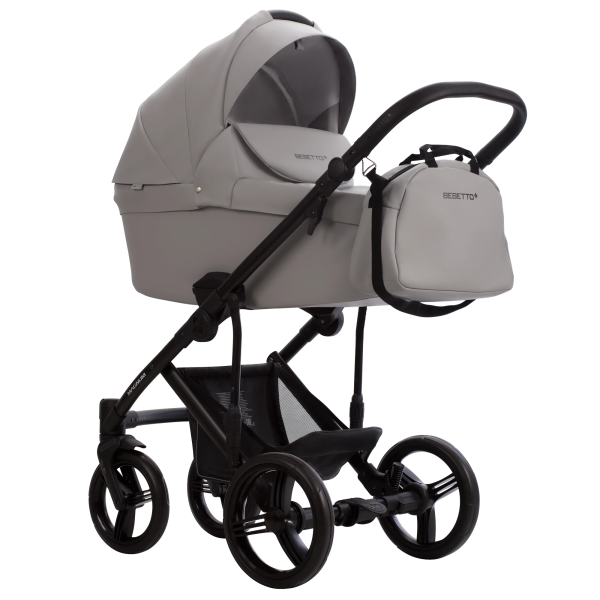 Коляска Bebetto Magnum Light PRO  2в1 (03 св.серая кожа)