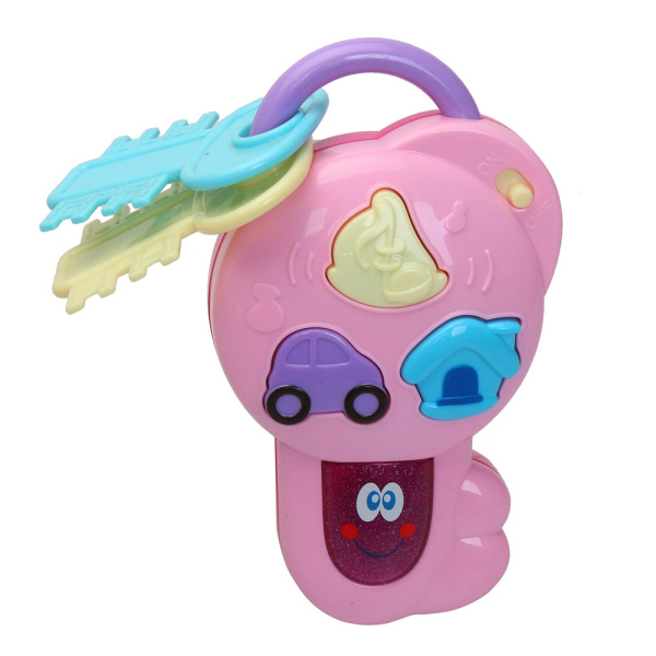 Развивающая игрушка Pituso Волшебный ключ свет, звук 20см (Розовый)