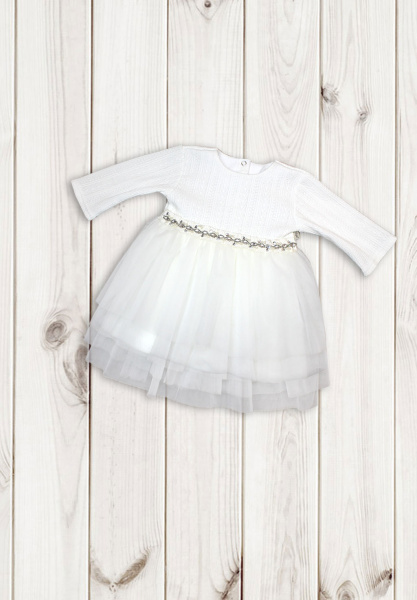 Платье детское "Виола", ш111/101 (рост80-86экрю)