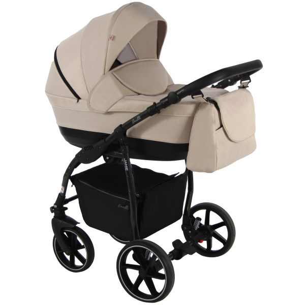 Коляска 3 в 1 Sevillababy Jamie Ткань (WJM-04 латте)