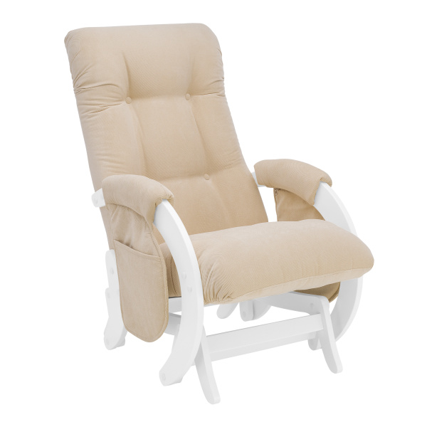 Кресло для кормления Milli Smile с карманами (Молочный дуб/ткань Verona Vanilla)