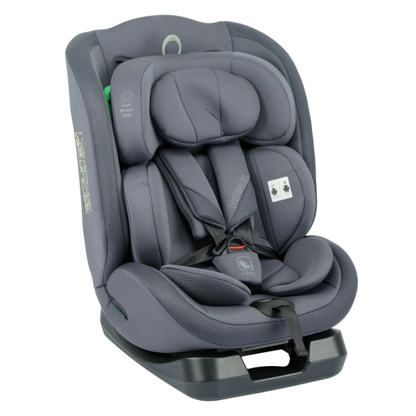 Автокресло DIESEL  I-SIZE, группа 0+1+2+3 (40-150см), (Indigo) ST-9 (Серый)