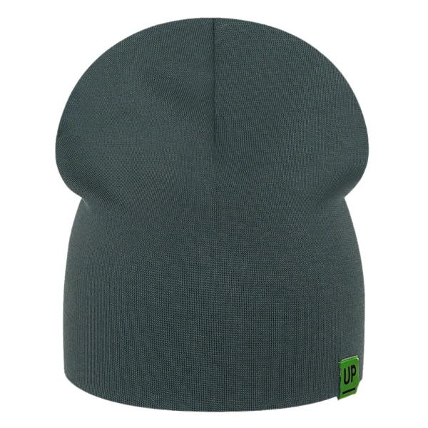 Шапка   двухслойная Grandcaps  GC-ITN918 (р.46-48серо-зеленый)