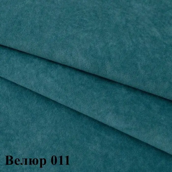 Кровать с мягкой спинкой Софа №9 190х80см ЛДСП (Анкор светлый+ткань №11 бирюза)