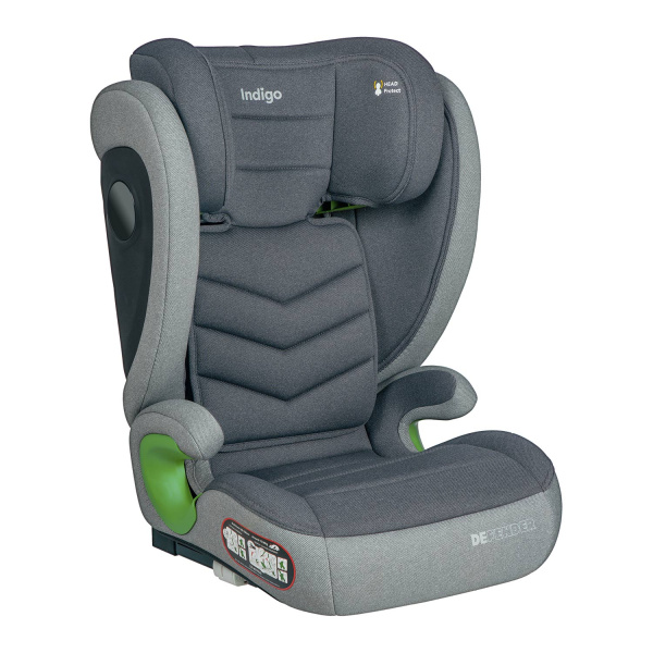 Автокресло Indigo Defender isofix 15-36кг (Темно-серый)